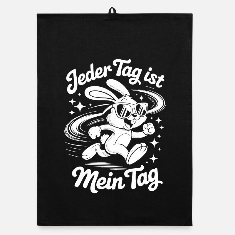 Jeder Tag Ist Mein Tag Organic Geschirrtuch