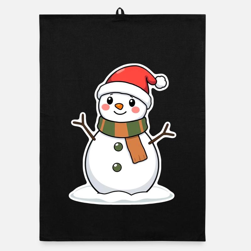 Schneemann Organic Geschirrtuch