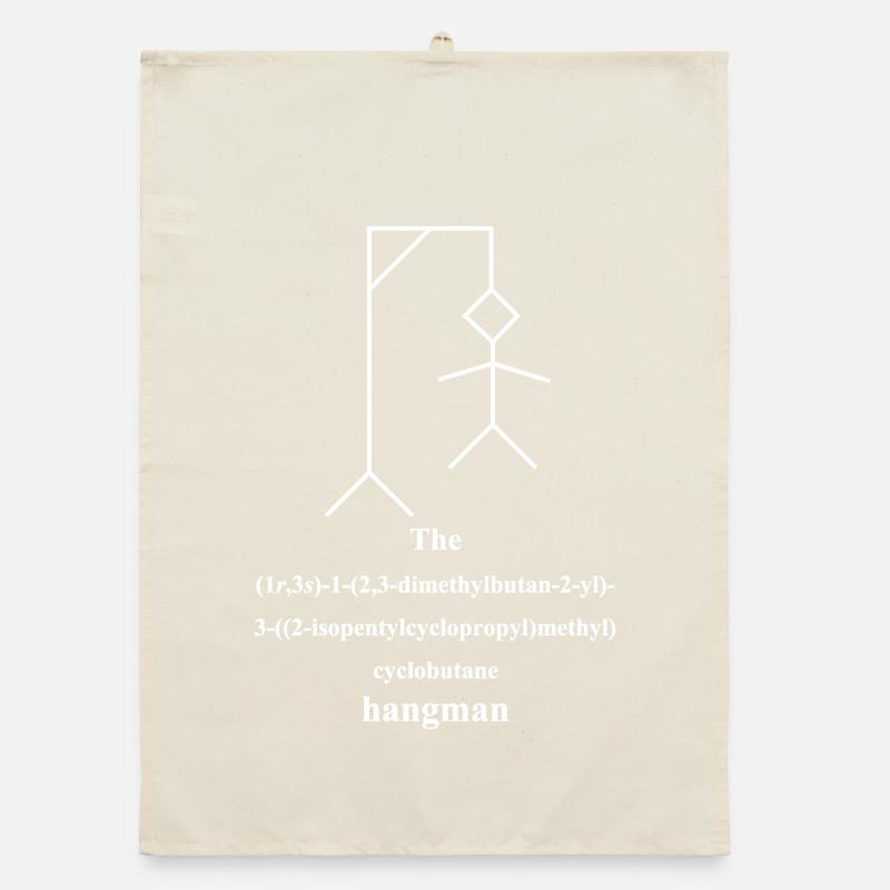 Pendu - pendu IUPAC Nomenclature -blanc Torchon bio