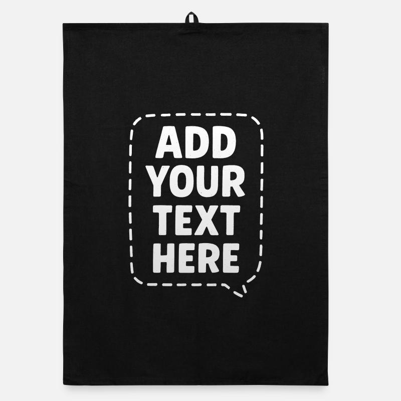 Customizable Shirt for Creators and Designers Organic dish towel
