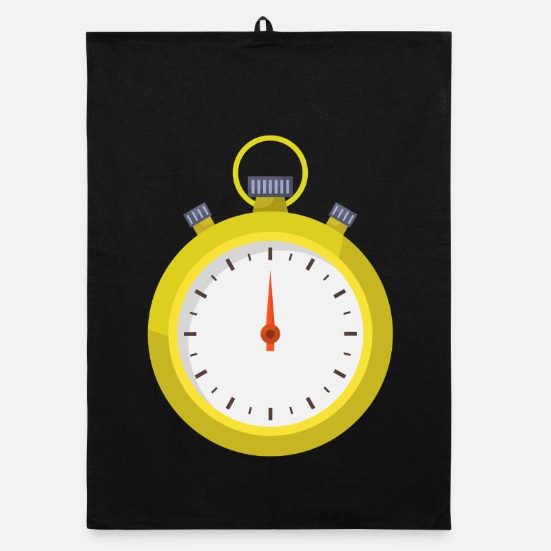 Stopwatch Organic dish towel