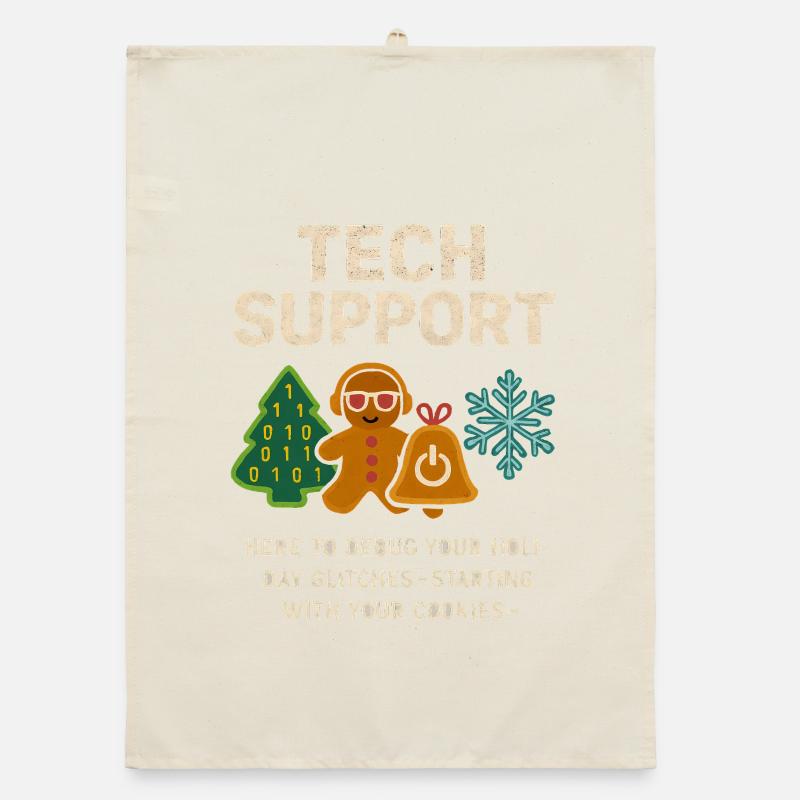 Admin Weihnachtsgeschenk IT Support Debugging Organic Geschirrtuch