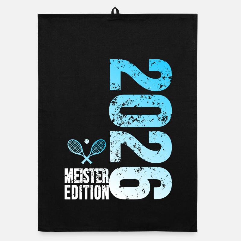 Tennis Master Edition 2026 en bleu et blanc Torchon bio