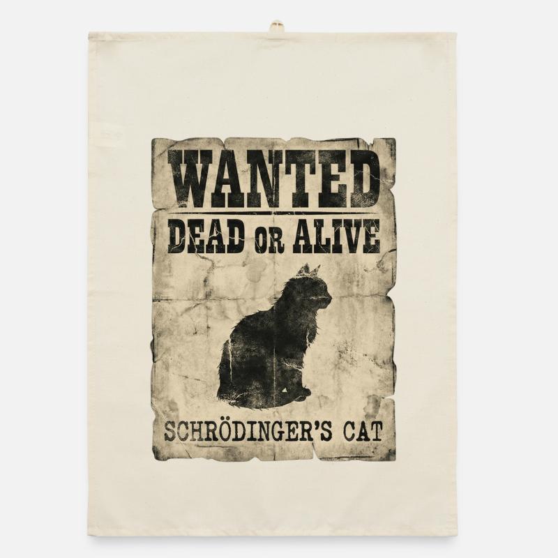 Le jeu de mots de Schrödinger’s Cat Wanted Dead Or Alive Or Alive : Physics Torchon bio