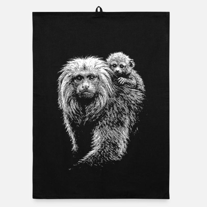Lion tamarins Organic dish towel