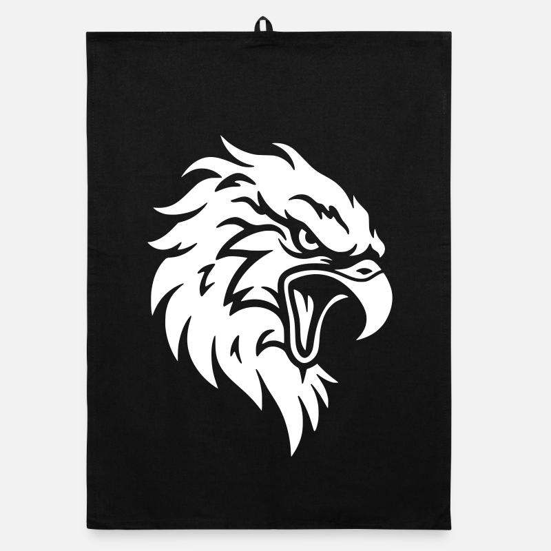 Eagle Silhouette – Wild & Strong Organic dish towel