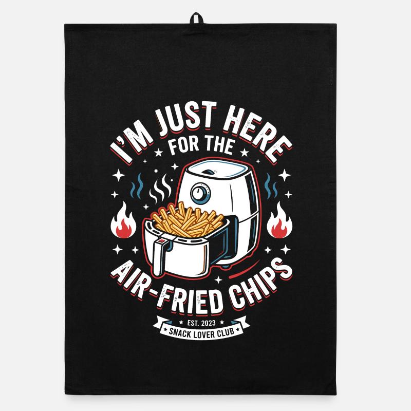 Chez Just Here For Air Fried Chips Torchon bio