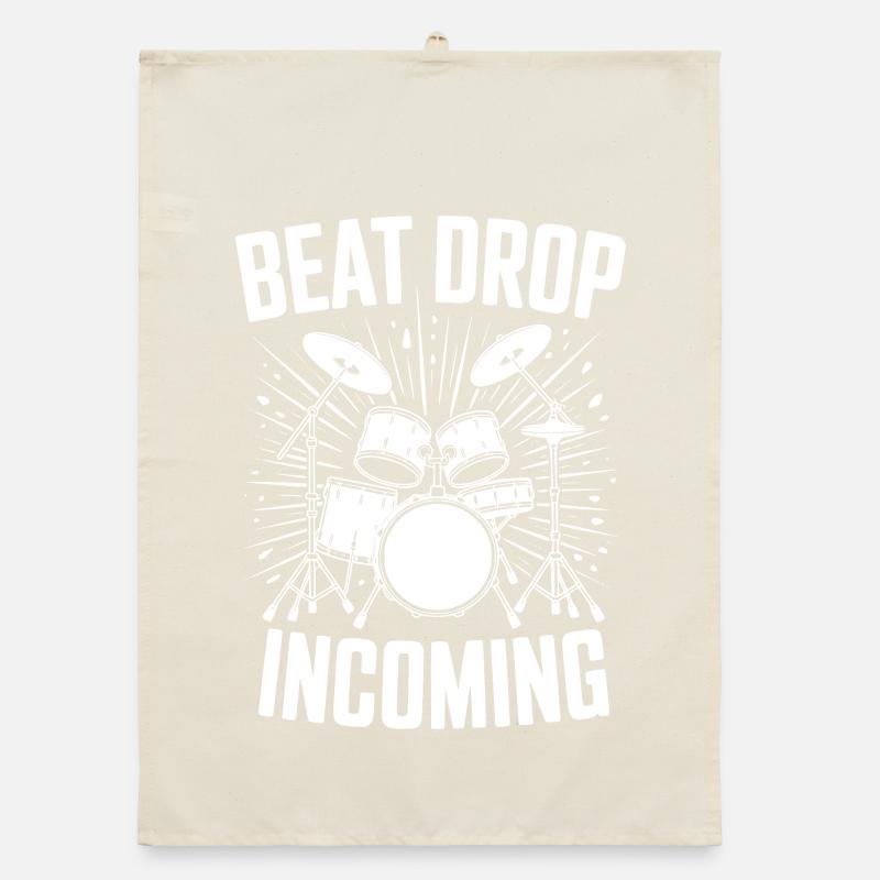 Schlagzeug Beat Drop Batterie entrante Torchon bio