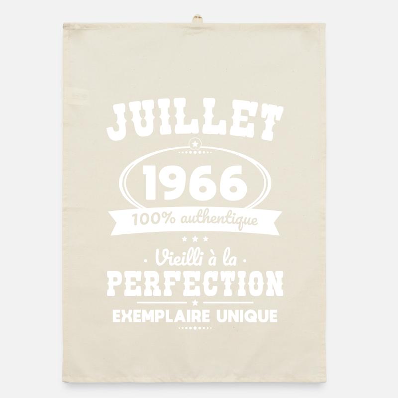 Anniversaire 60 ans - Juillet 1966 Perfection Torchon bio