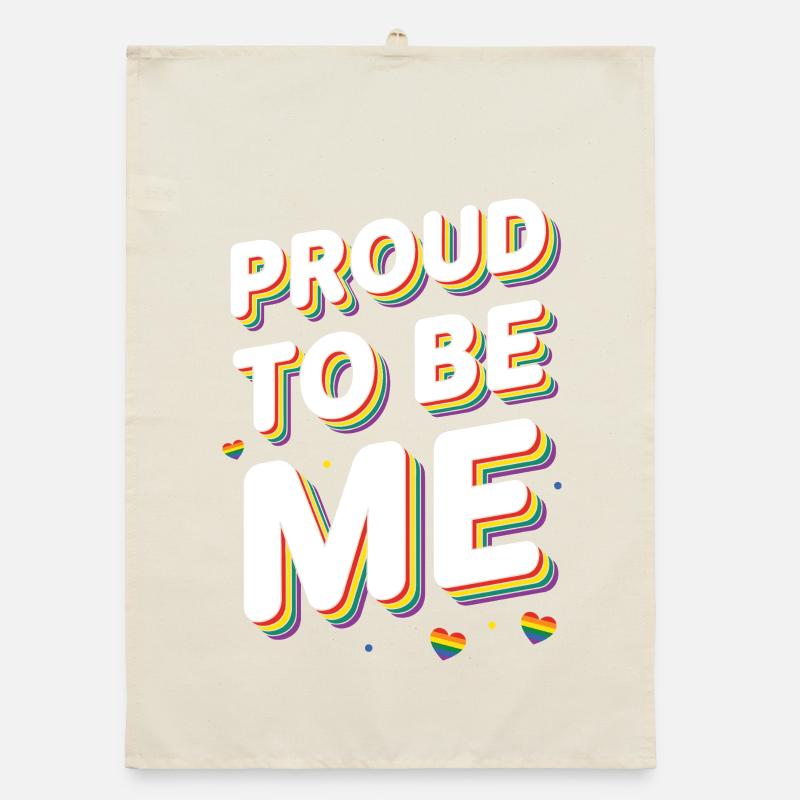Pride Month LGBTQ – Stolz darauf, ich zu sein Organic Geschirrtuch