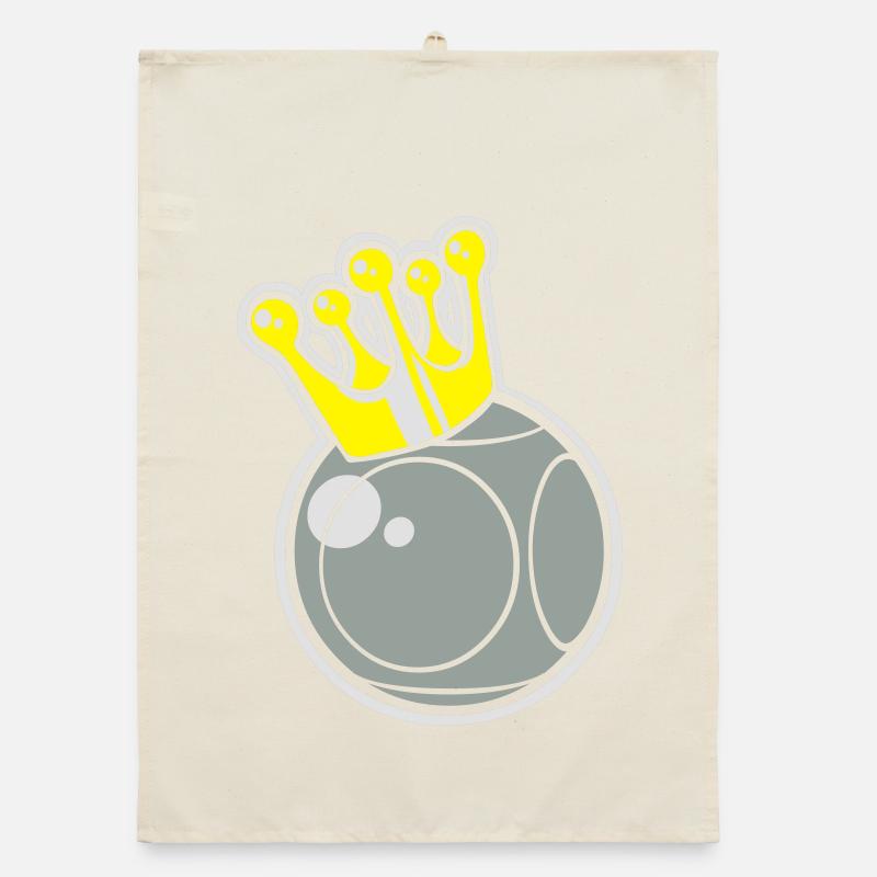 king petanque logo flex Organic dish towel
