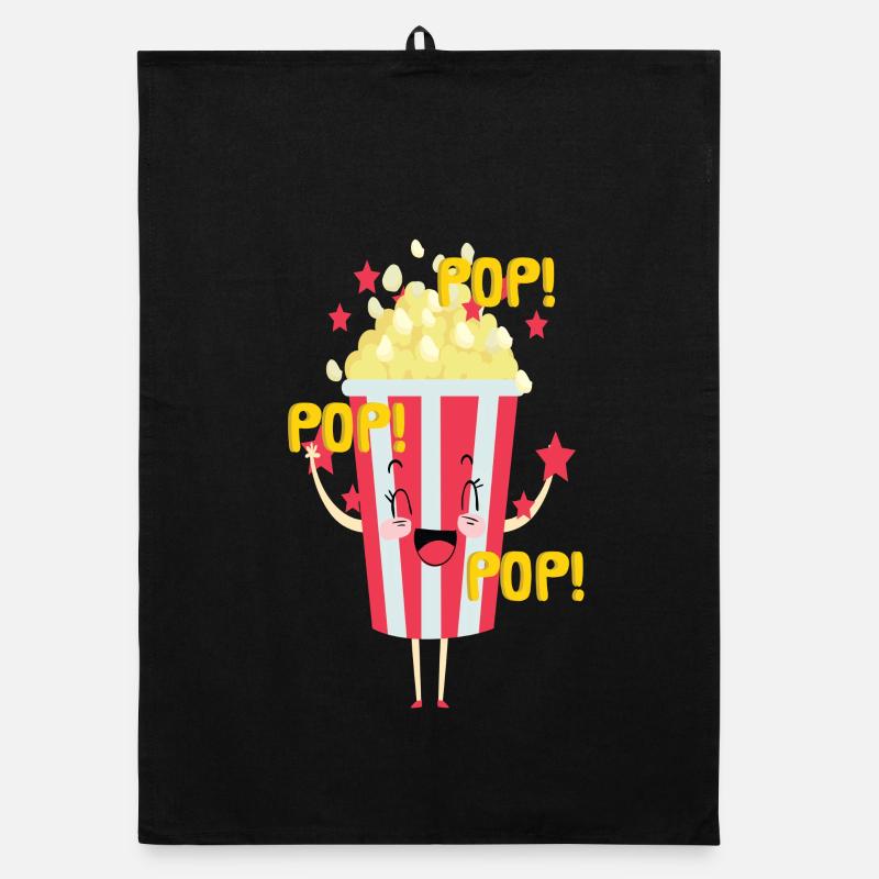 Popcorn Grignots Kino Canapé Fast Food Chips Torchon bio
