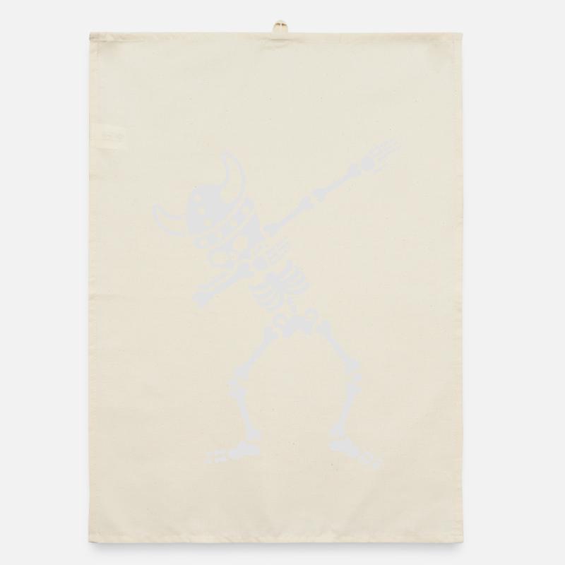 Skeleton Dab Dabbing Viking Torchon bio