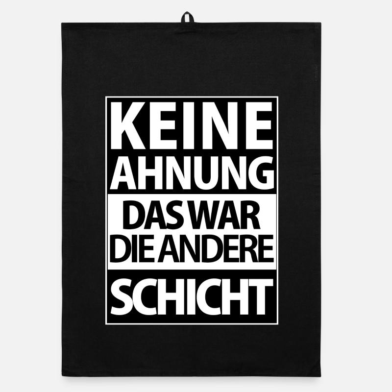 Andere Schicht – Keine Ahnung Organic Geschirrtuch