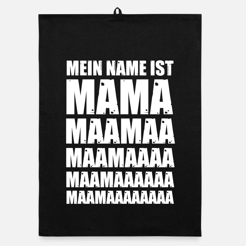 Mein Name ist Mama Organic Geschirrtuch