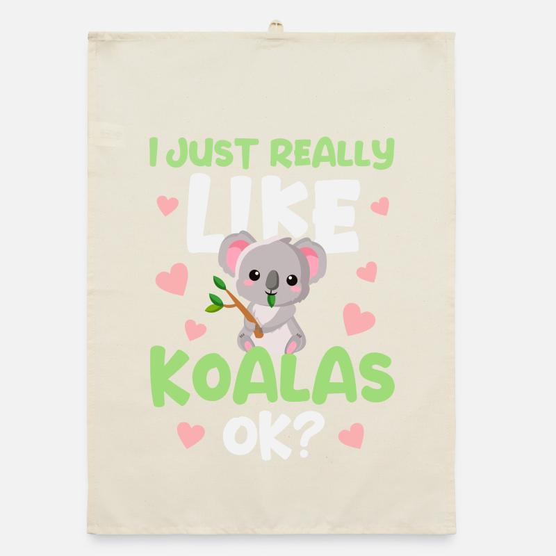 Koala Koala Bear Organic dish towel