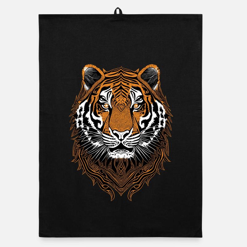 Tigerkopf Organic Geschirrtuch