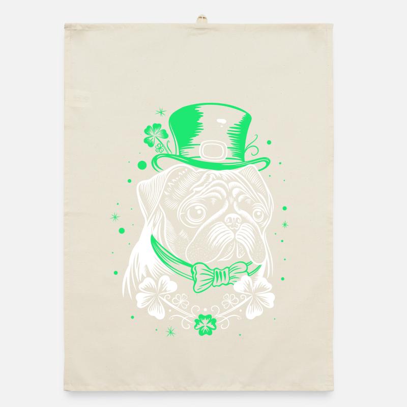 Carlin avec chapeau de la Saint-Patrick Torchon bio