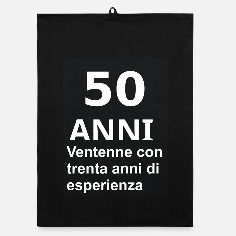 50 years young Organic dish towel