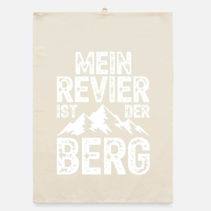 My territory is the mountain Organic dish towel