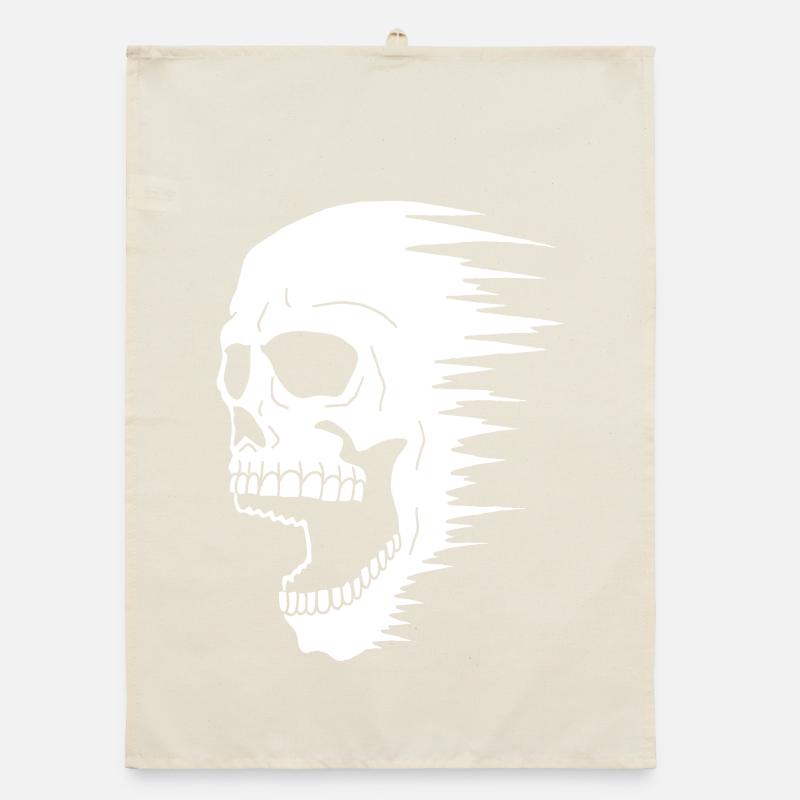 Schädel und Geschwindigkeit Organic Geschirrtuch