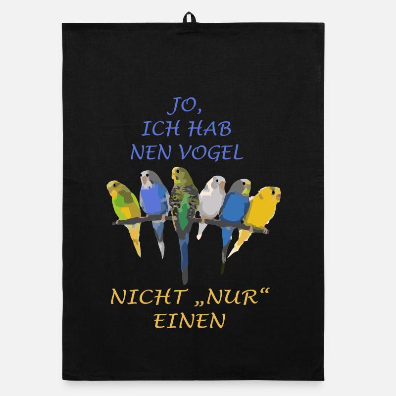 Dire oiseaux Perruche Torchon bio