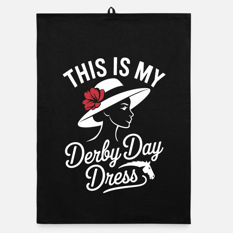 Derby Day Élégant Conception de chapeau Torchon bio