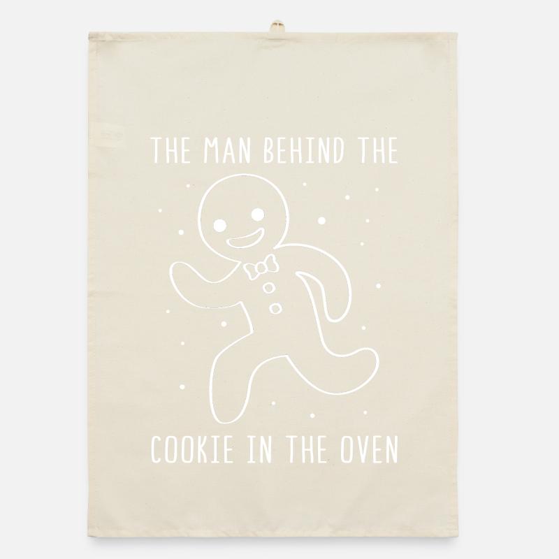 Werdende Väter Werdender Papa Organic Geschirrtuch