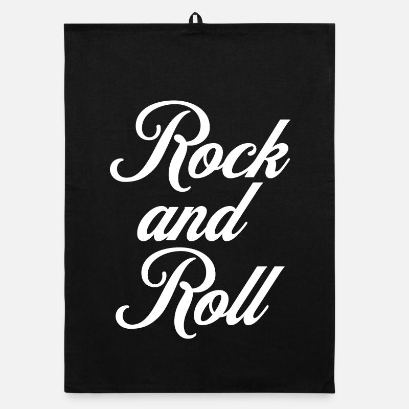 Rock'n'Roll Drehbuch Vintage Organic Geschirrtuch