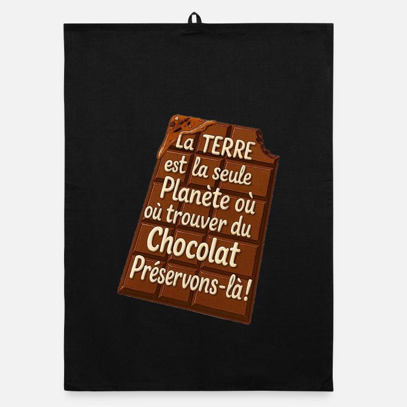 Chocolate Earth Save It Organic dish towel