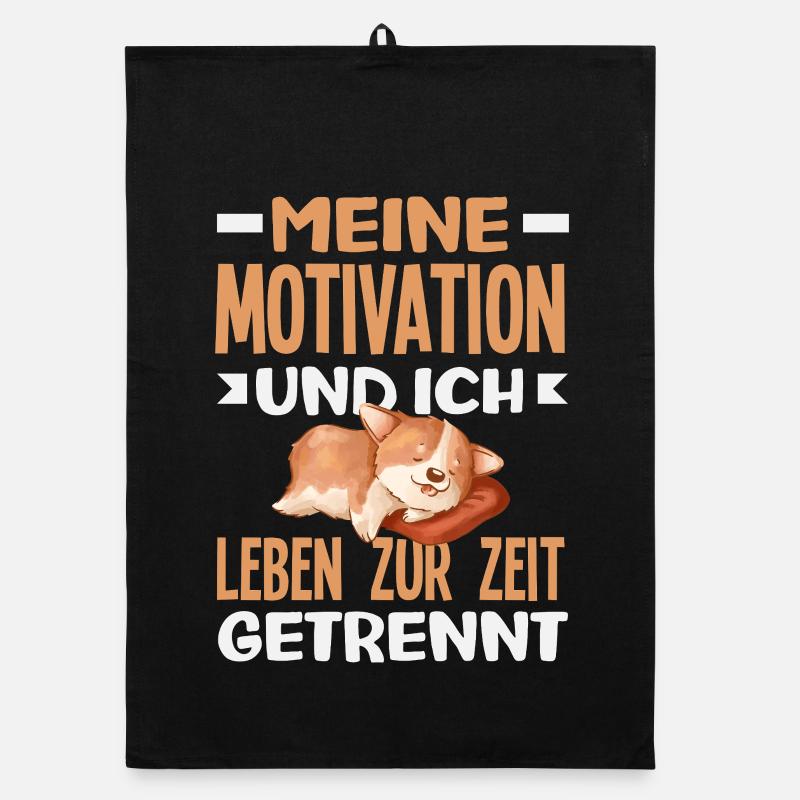 My motivation and I - currently separated Organic dish towel