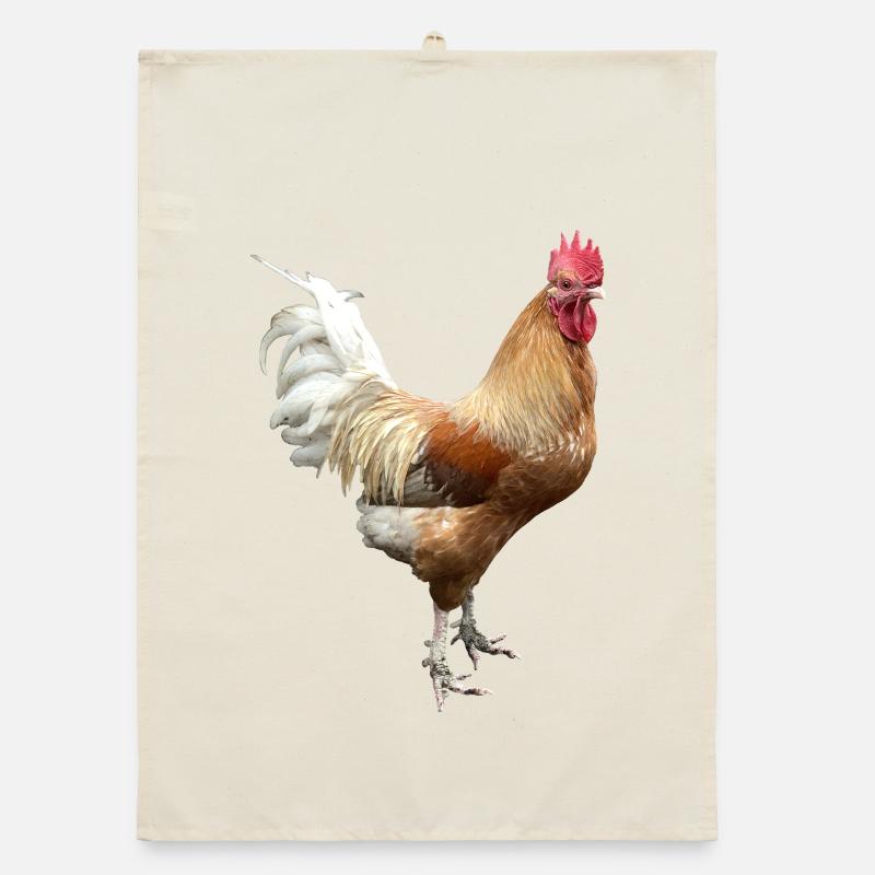 Rooster Organic dish towel
