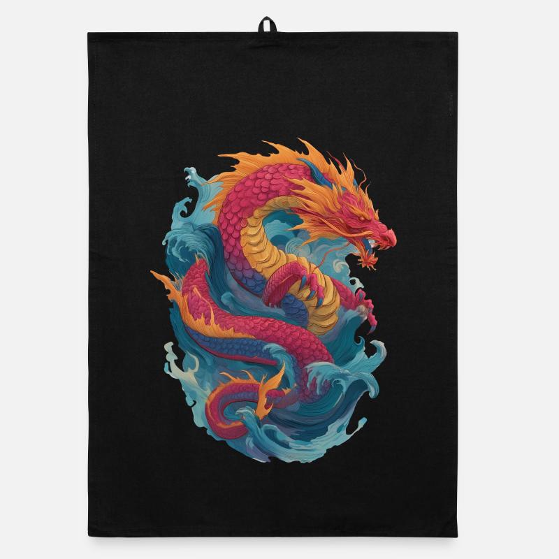 Drache Organic Geschirrtuch