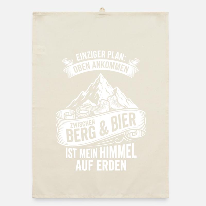Between mountain and beer Organic dish towel
