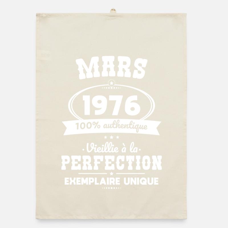 50th Anniversary - March 1976 Perfection Organic dish towel