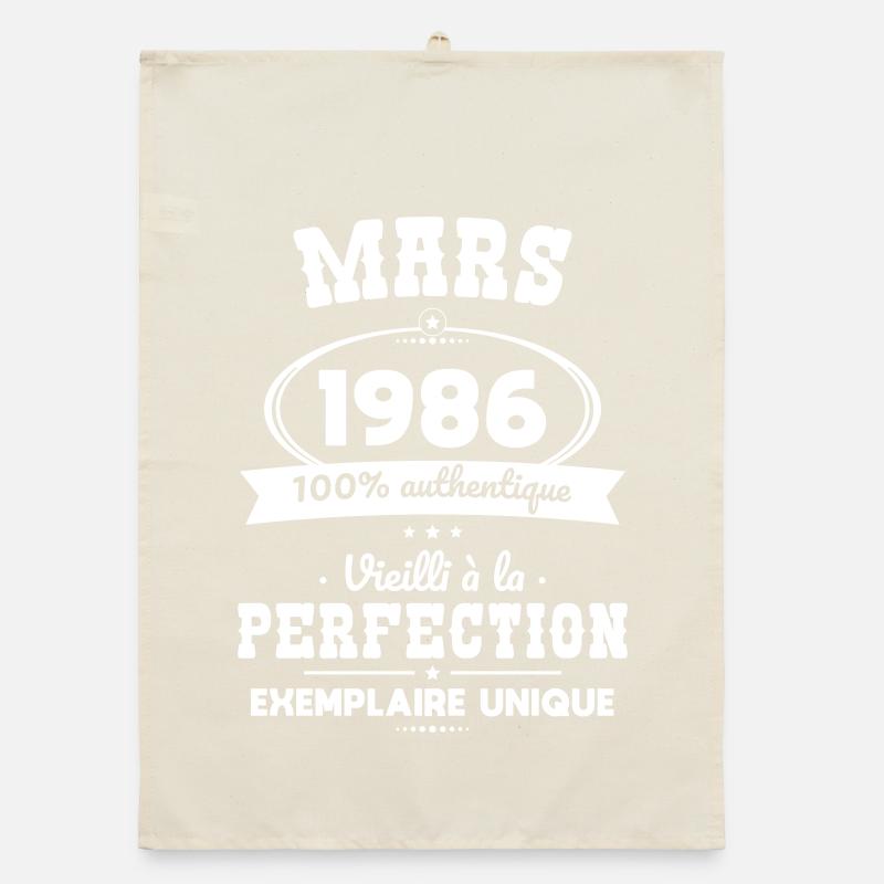Anniversaire 40 ans - Mars 1986 Perfection Torchon bio