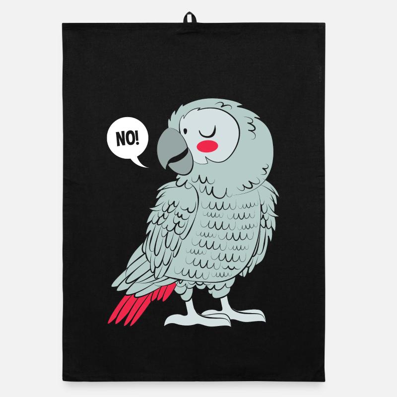 Perroquet gris Perroquet gris Torchon bio