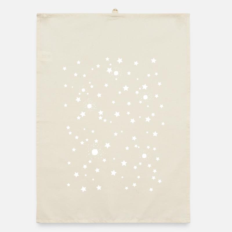 Starry Sky Space Stars Organic dish towel