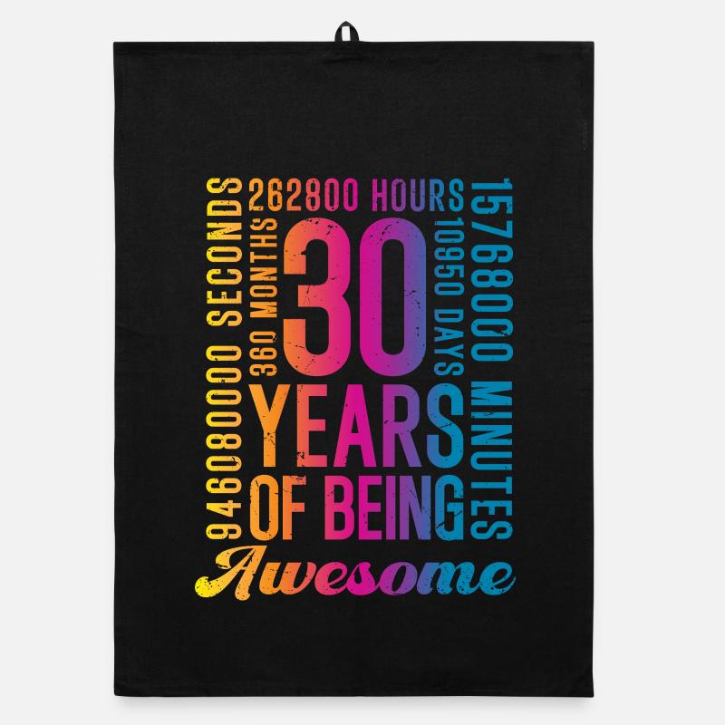 30 ans d’anniversaire Torchon bio