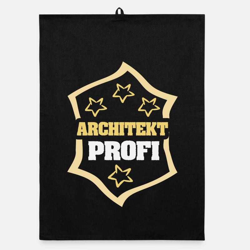 Architekt als Arbeit Organic Geschirrtuch