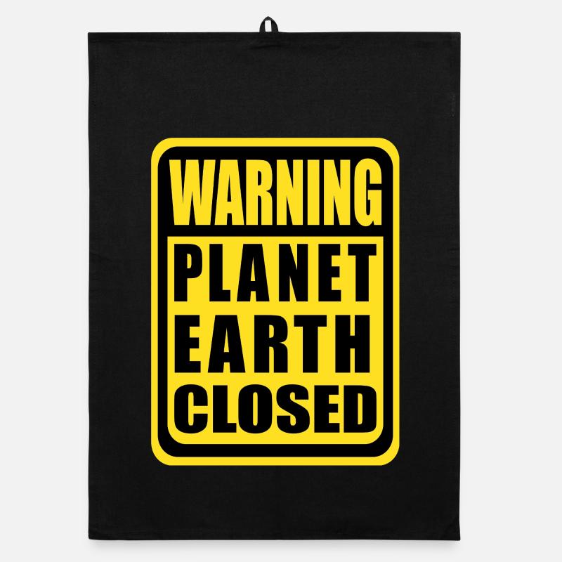 Planet Earth Closed Organic dish towel
