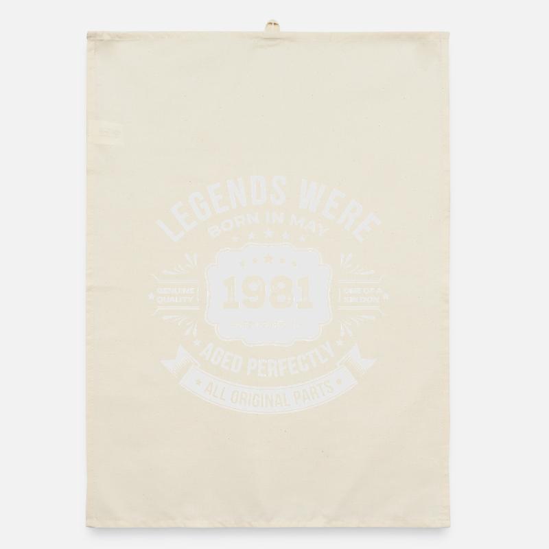 May 1981 Gift 45th Anniversary May 1981 Organic dish towel
