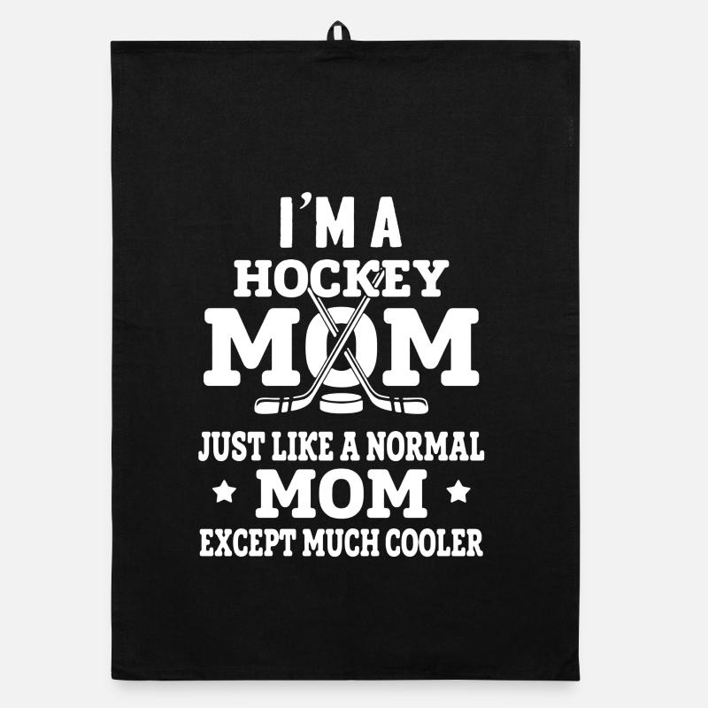 Ich bin ein Hockey Mom Shirt Organic Geschirrtuch