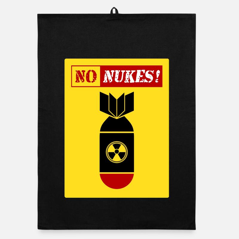 ANTI NUKES WEAPONS | NO NUKES MOVEMENT Organic dish towel