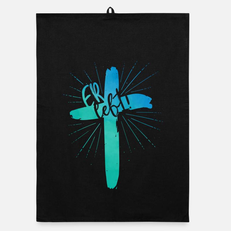 Er lebt Organic Geschirrtuch