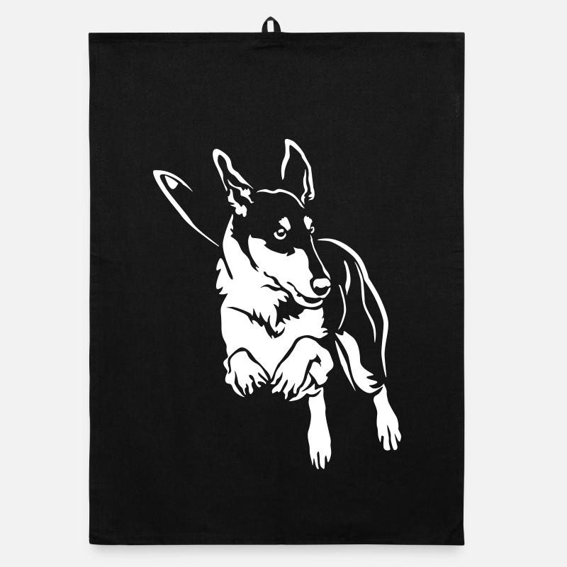 Collie « Black Edition » Torchon bio
