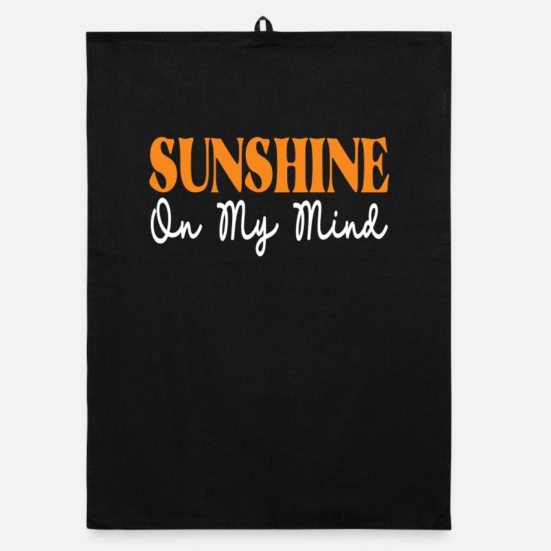 Dicton d’inspiration Sunbeams Torchon bio