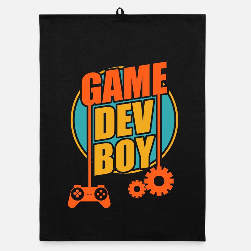 Spielentwickler Junge Organic Geschirrtuch