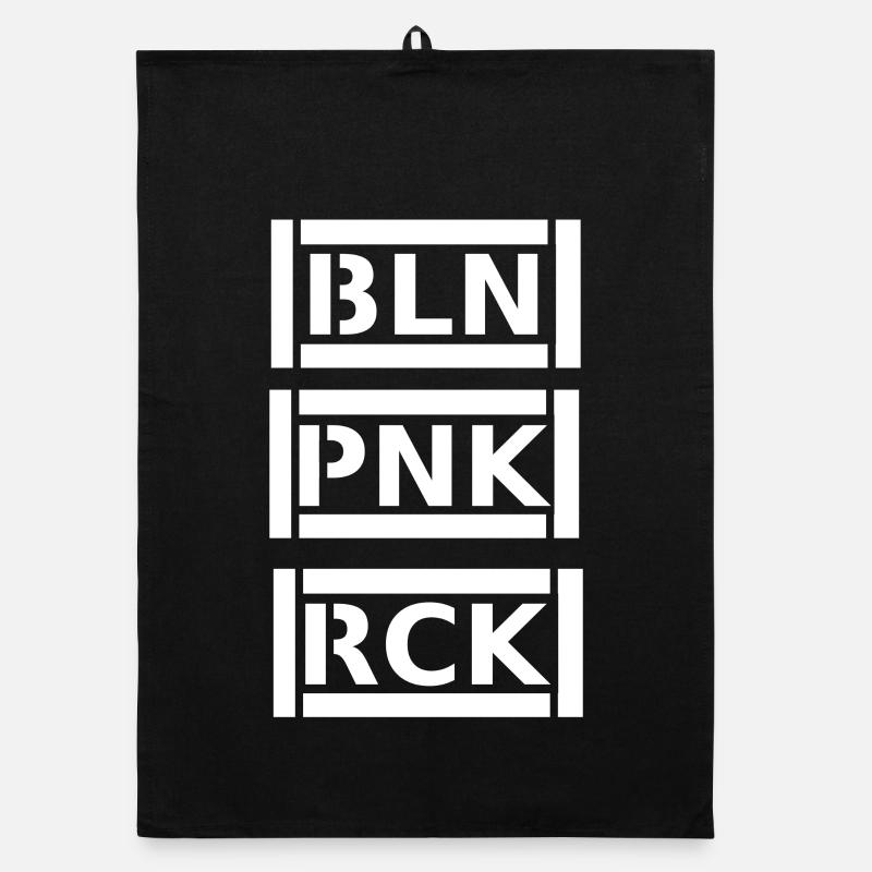 Punkrock Berlin Organic Geschirrtuch