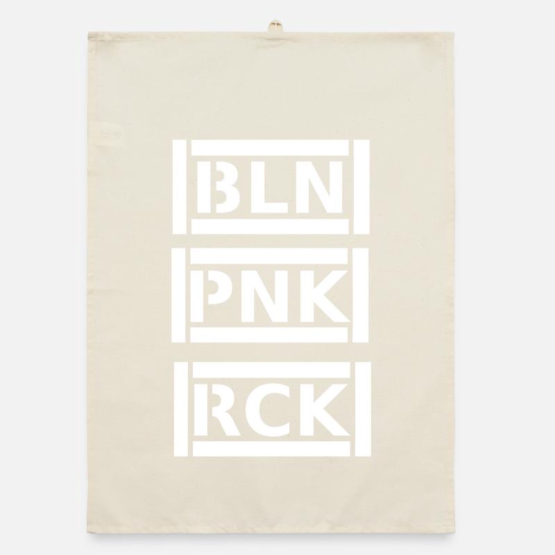 Punkrock Berlin Organic Geschirrtuch